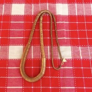 Anthropologie Gold Necklace long